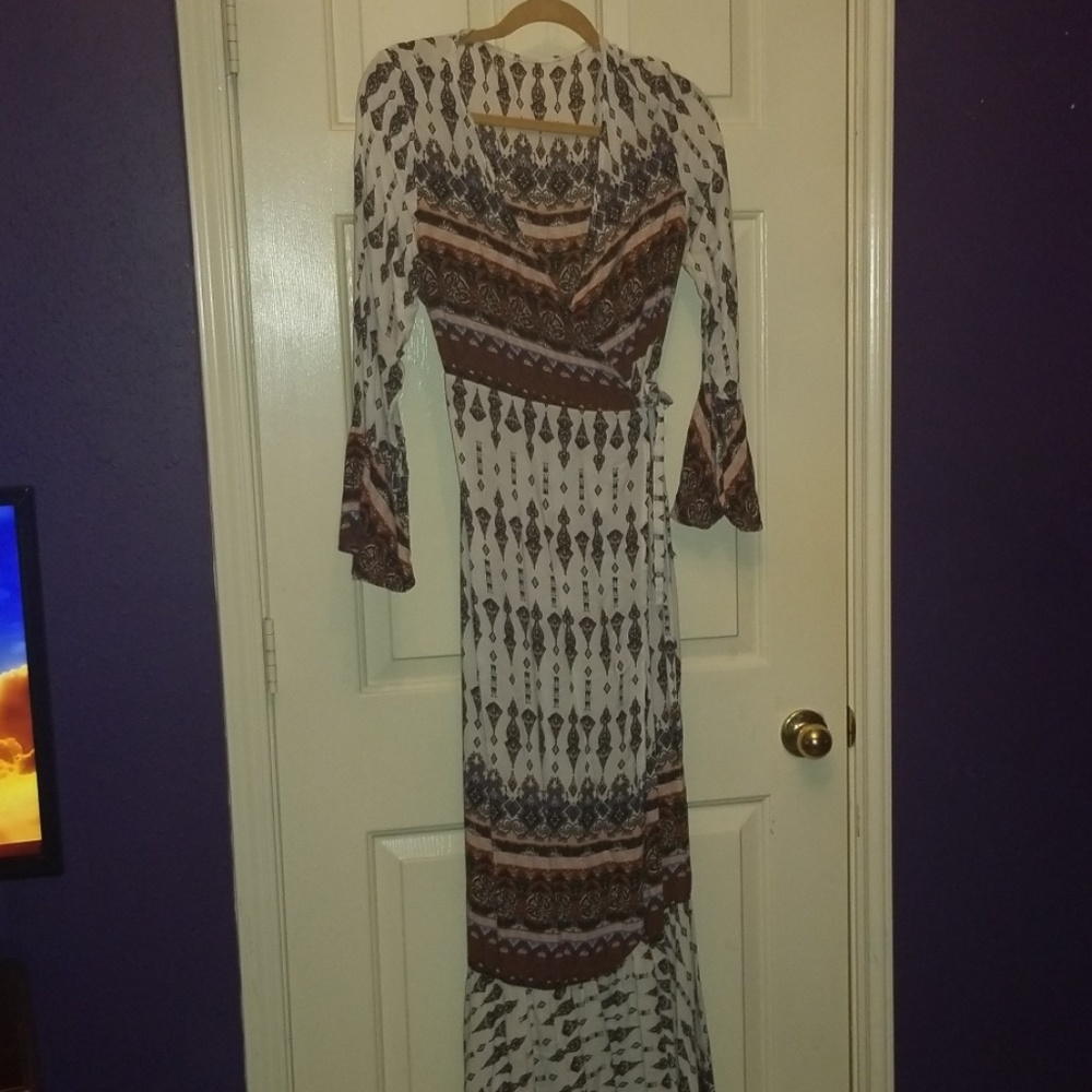 Boho wrap maxi